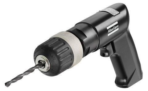 Atlas Copco PRO - D2112Q: Pneumatic handheld drill, pistol grip model, quick chuck - 8421040510