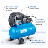 ABAC PRO A29B 90 CM3 UK AIR COMPRESSOR